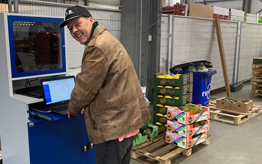 Wim werkt als vrijwilliger coördinator - Groente & Fruitbrigade