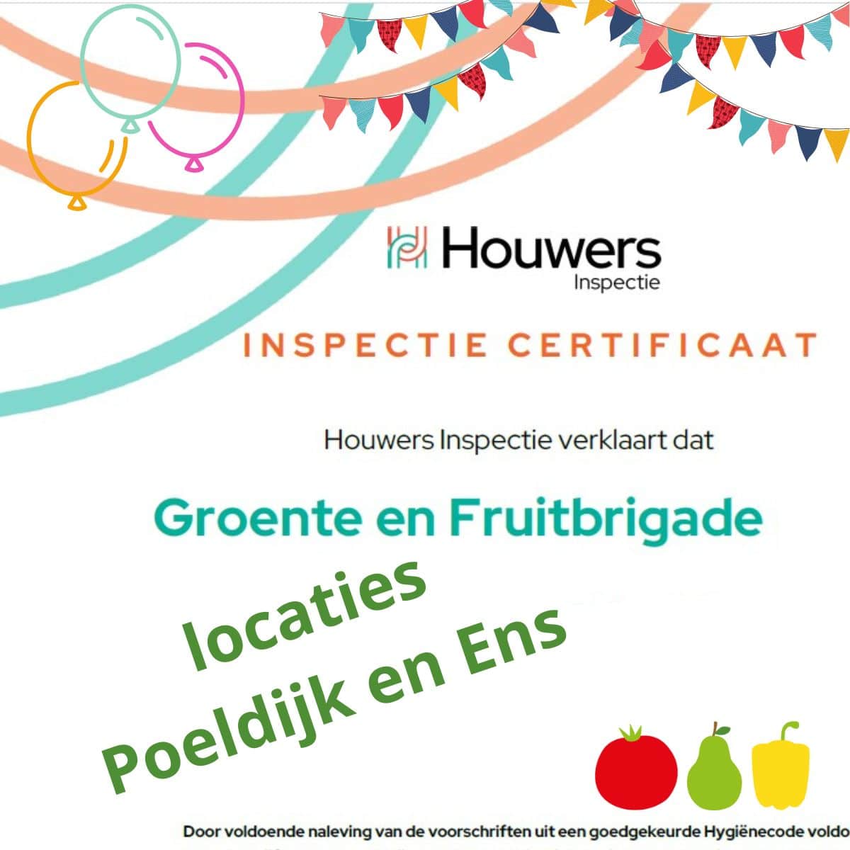 Inspectie voedselveiligheid op 2 locaties 